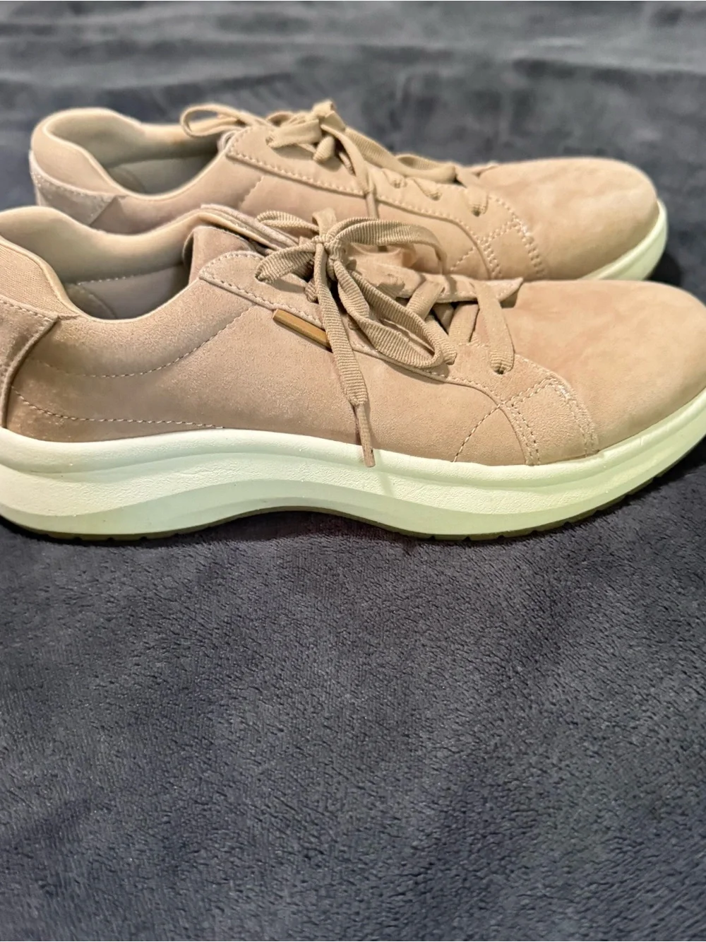 Dr School’s Planter Fasciitis Women’s Beige Sneakers - Picture 2 of 6